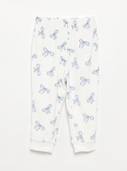 Pack de 2 pijamas de 2 piezas de forro polar estampado - Kiabi Pack de 2 pijamas de 2 piezas de forro polar estampado - Kiabi