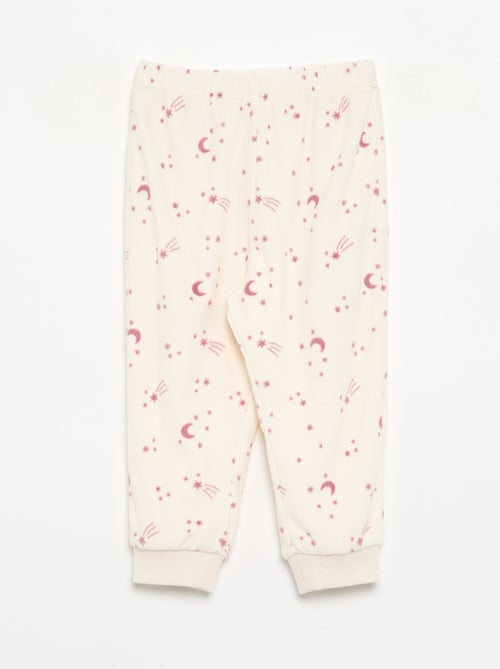 Pack de 2 pijamas de 2 piezas de forro polar estampado - Kiabi Pack de 2 pijamas de 2 piezas de forro polar estampado - Kiabi