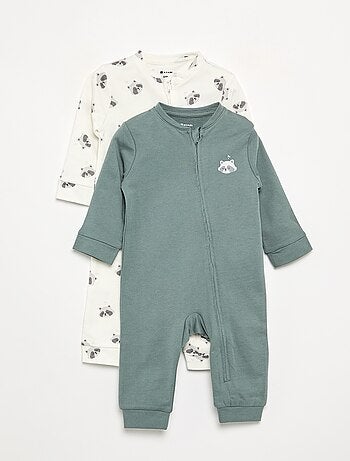 Pack de 2 pijamas de algodón