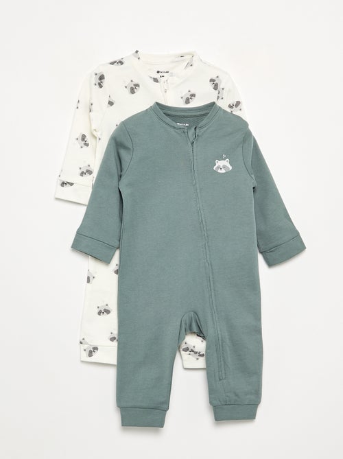 Pack de 2 pijamas de algodón - Kiabi