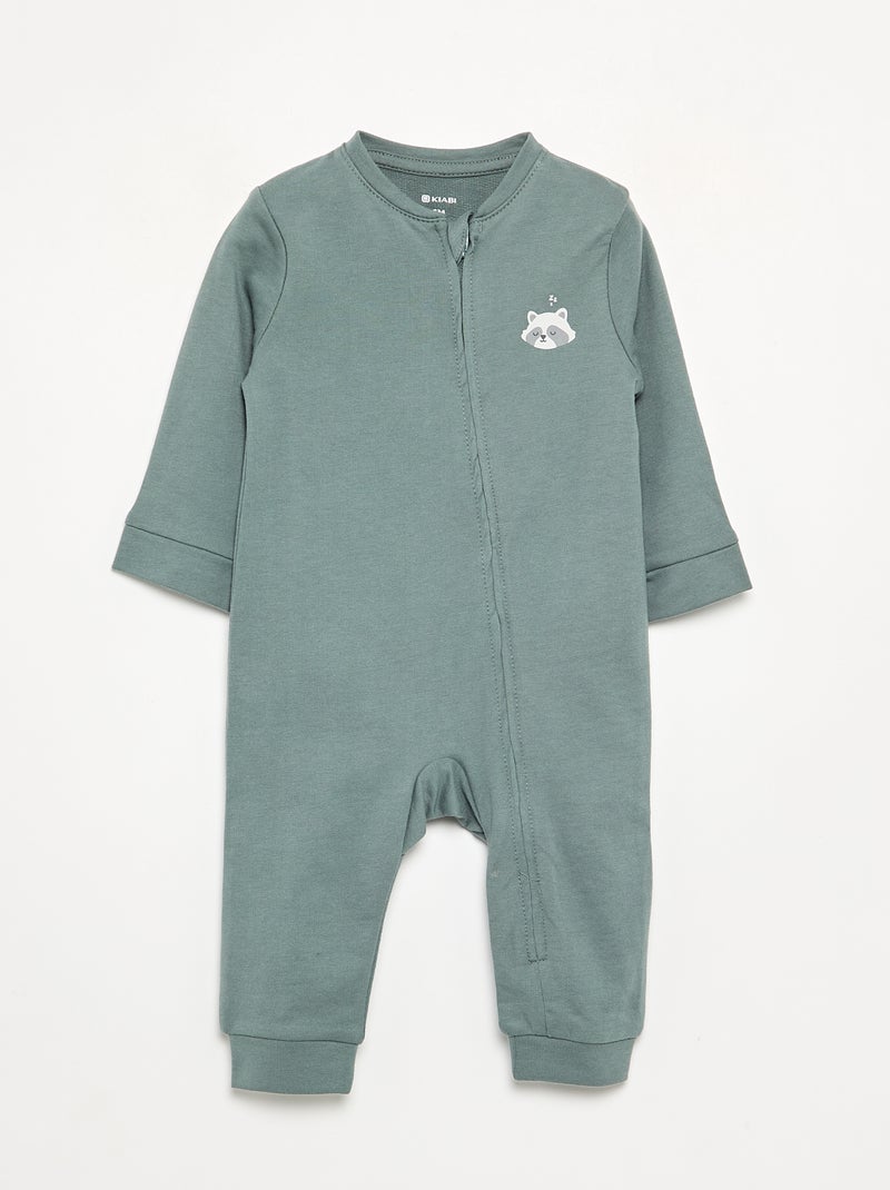 Pack de 2 pijamas de algodón Azul - Kiabi