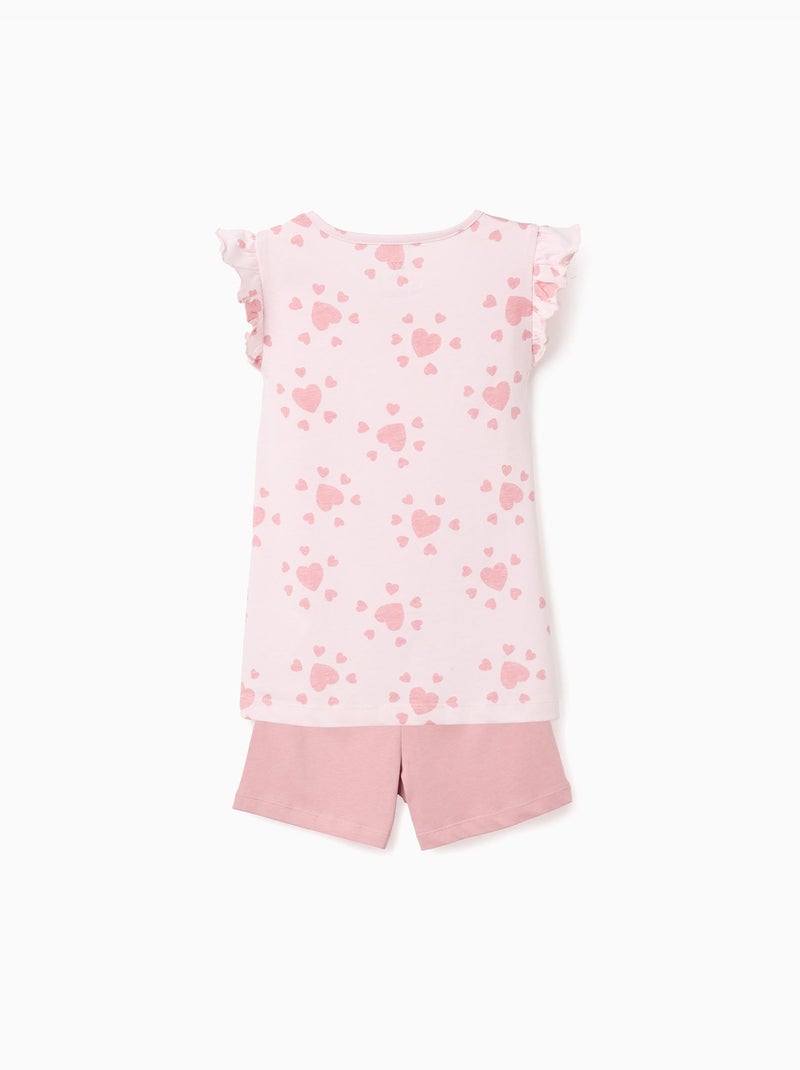 Pack de 2 pijamas de algodón con estampado de corazones Multicolor - Kiabi