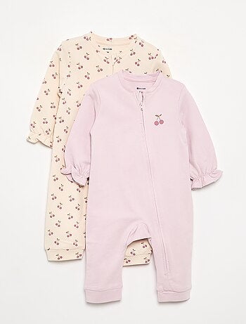 Pack de 2 pijamas de algodón