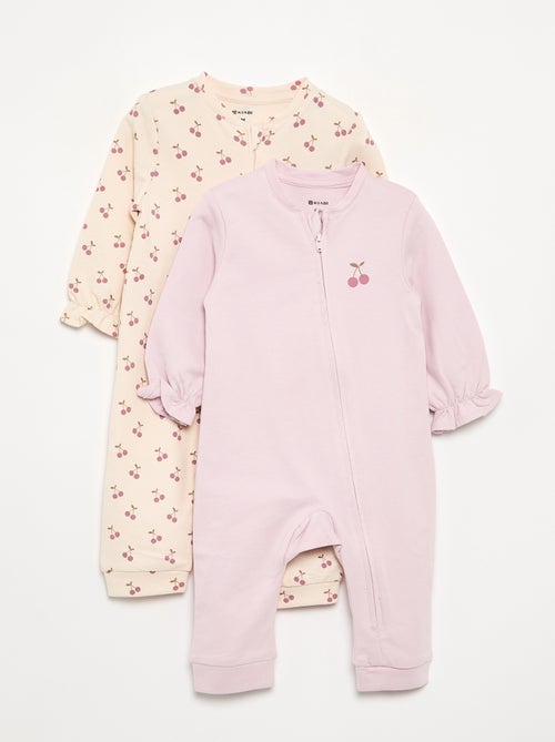 Pack de 2 pijamas de algodón - Kiabi