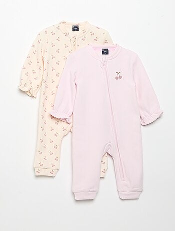 Pack de 2 pijamas de forro polar