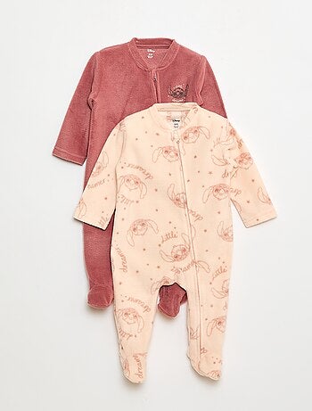 Pack de 2 pijamas de forro polar 'Stitch' - 2 piezas