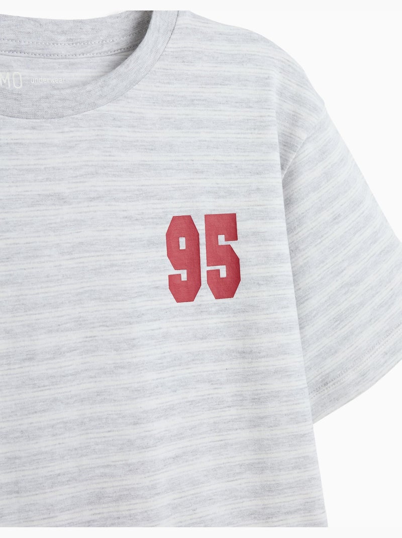 Pack de 2 pijamas de punto jersey, MO Fashion Blanco - Kiabi