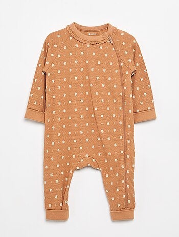 Pack de 2 pijamas de punto pointelle grueso