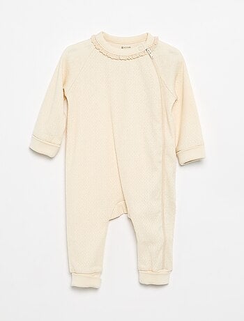 Pack de 2 pijamas de punto pointelle grueso