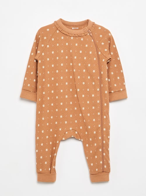 Pack de 2 pijamas de punto pointelle grueso - Kiabi