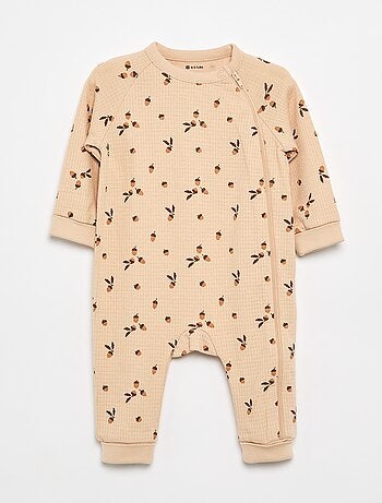 Pack de 2 pijamas de punto pointelle grueso