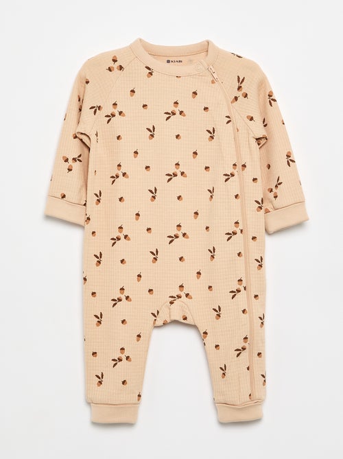 Pack de 2 pijamas de punto pointelle grueso - Kiabi