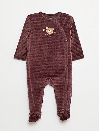 Pack de 2 pijamas de terciopelo