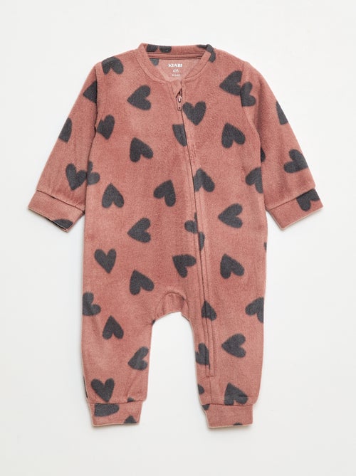 Pack de 2 pijamas enterizos de forro polar - 2 piezas - Kiabi