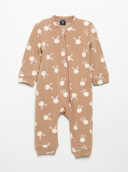 Pack de 2 pijamas enterizos de forro polar - Kiabi Pack de 2 pijamas enterizos de forro polar - Kiabi