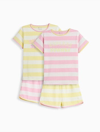 Pack de 2 pijamas, MO Fashion