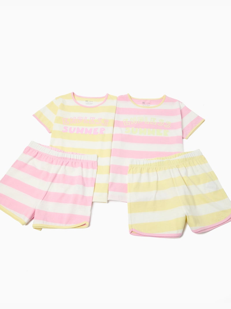 Pack de 2 pijamas, MO Fashion Multicolor - Kiabi