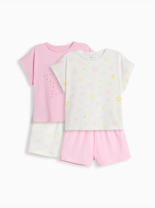 Pack de 2 pijamas, MO Fashion - Kiabi Pack de 2 pijamas, MO Fashion - Kiabi