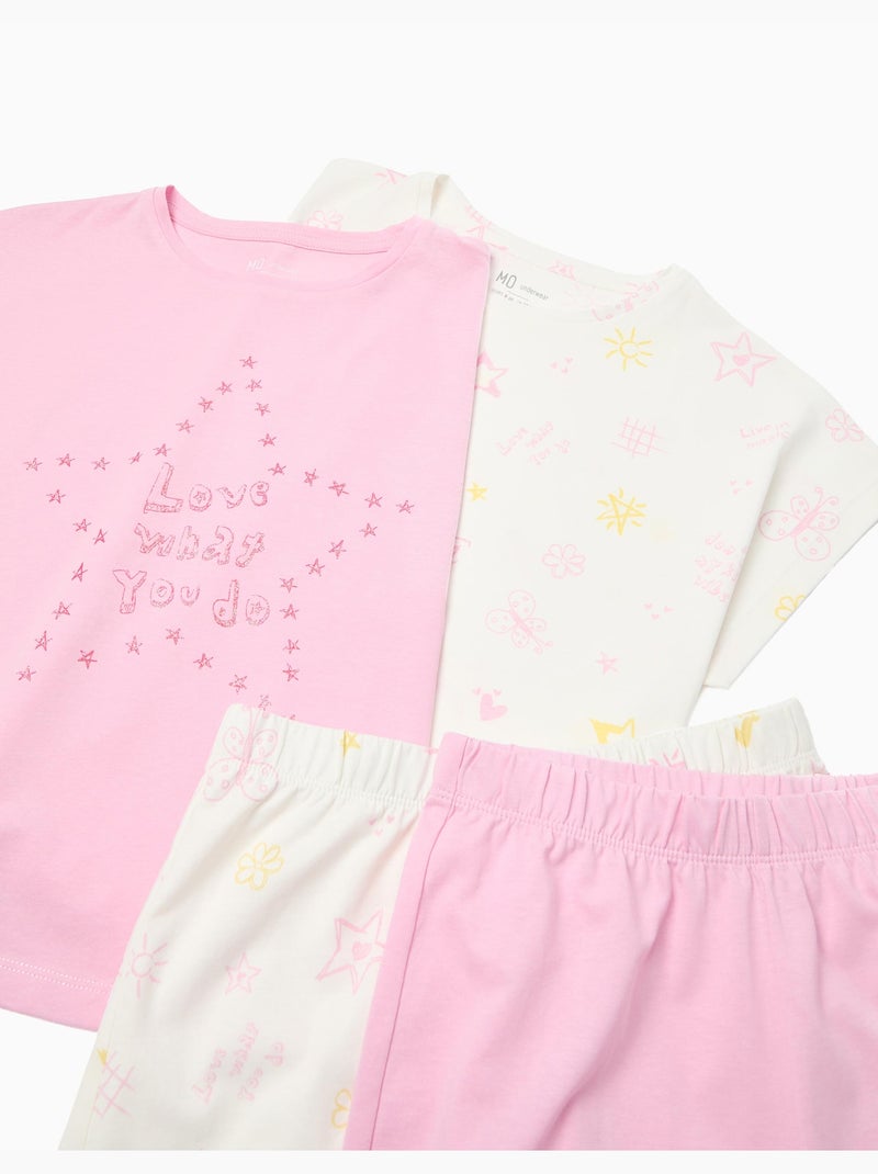 Pack de 2 pijamas, MO Fashion Multicolor - Kiabi