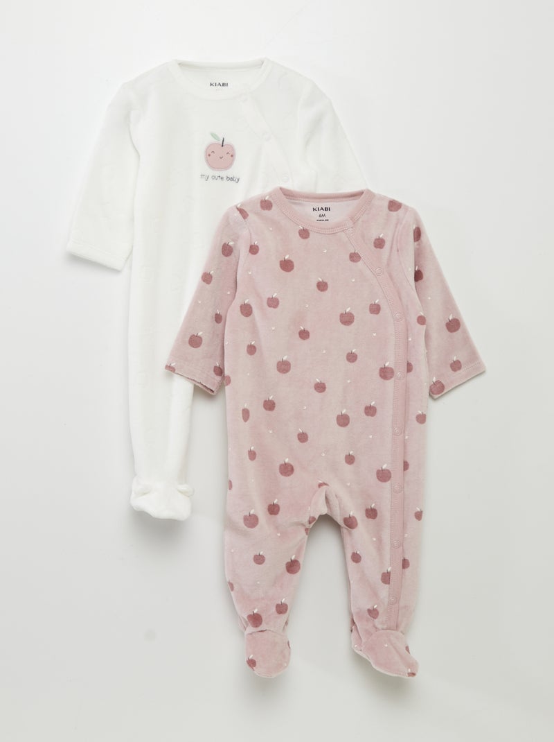 Pack de 2 pijamas ROSA - Kiabi