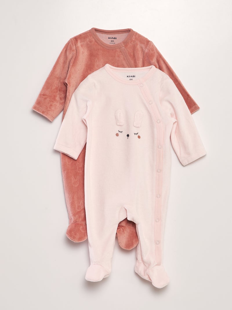 Pack de 2 pijamas ROSA - Kiabi