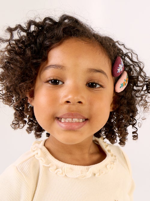Pack de 2 pinzas clic-clac - Kiabi Pack de 2 pinzas clic-clac - Kiabi