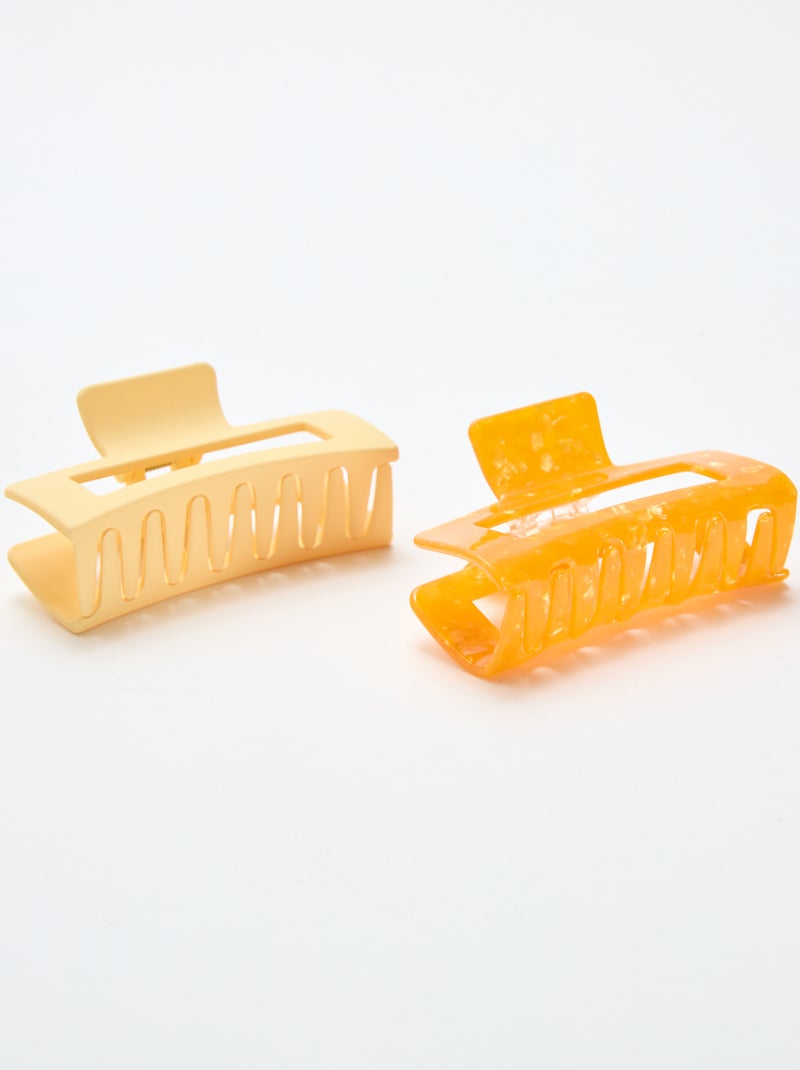 Pack de 2 pinzas de cangrejo Naranja - Kiabi