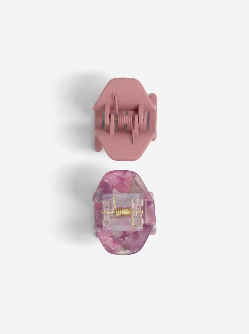 Pack de 2 pinzas de cangrejo Rosa - Kiabi