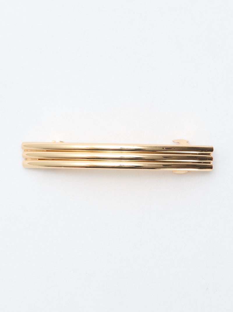 Pack de 2 pinzas para el cabello doradas Gris - Kiabi