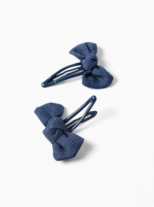 Pack de 2 pinzas para el pelo con lazos - Kiabi