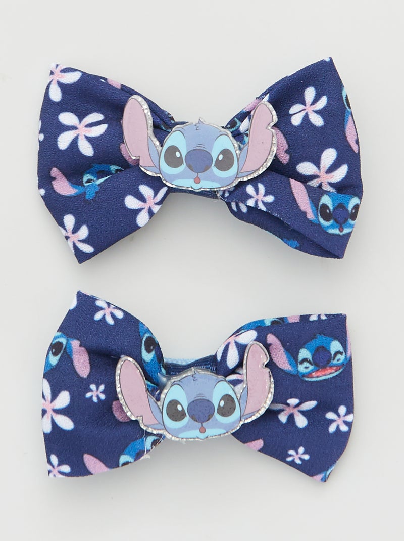 Pack de 2 pinzas 'Stitch' azul - Kiabi