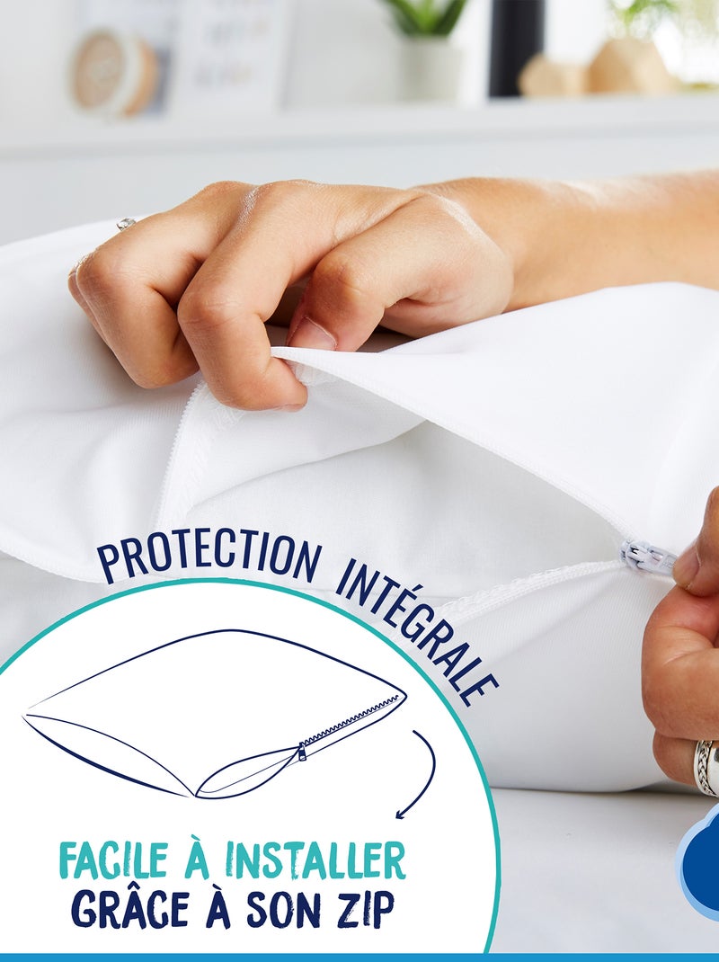 Pack de 2 protectores impermeables BLANCO - Kiabi