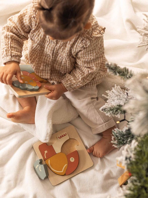 Pack de 2 puzles de madera - Kiabi