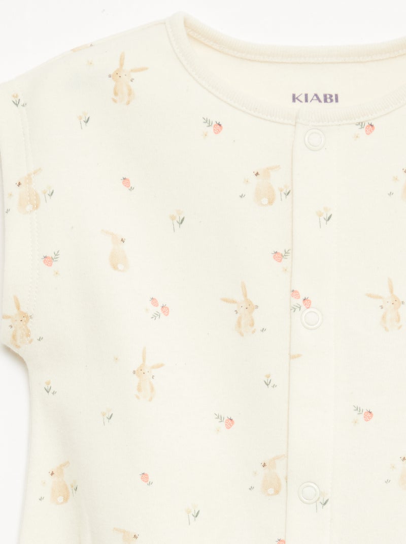 Pack de 2 ranitas Blanco - Kiabi