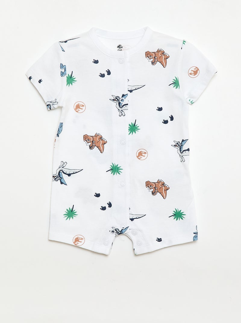 Pack de 2 ranitas 'Jurassic World' Blanco - Kiabi