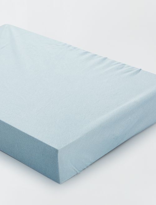 Pack de 2 sábanas bajeras de algodón - Kiabi