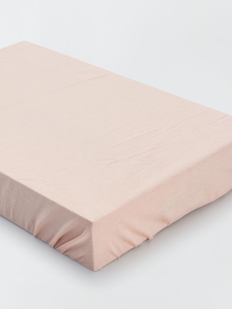 Pack de 2 sábanas bajeras de algodón ROSA - Kiabi