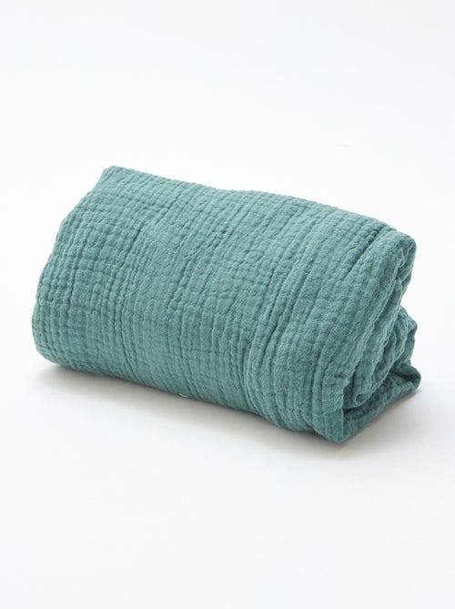 Pack de 2 sábanas bajeras de gasa suave - Kiabi