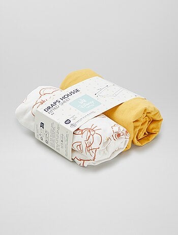 Pack de 2 sábanas bajeras 'Disney'