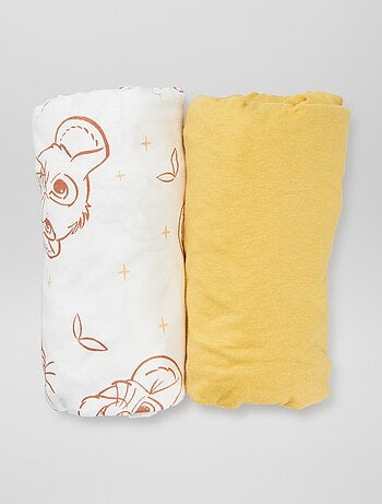 Pack de 2 sábanas bajeras 'Disney'