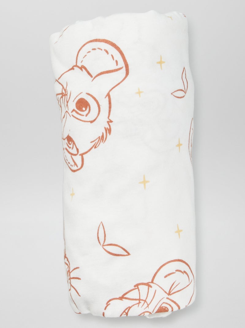 Pack de 2 sábanas bajeras 'Disney' BLANCO - Kiabi