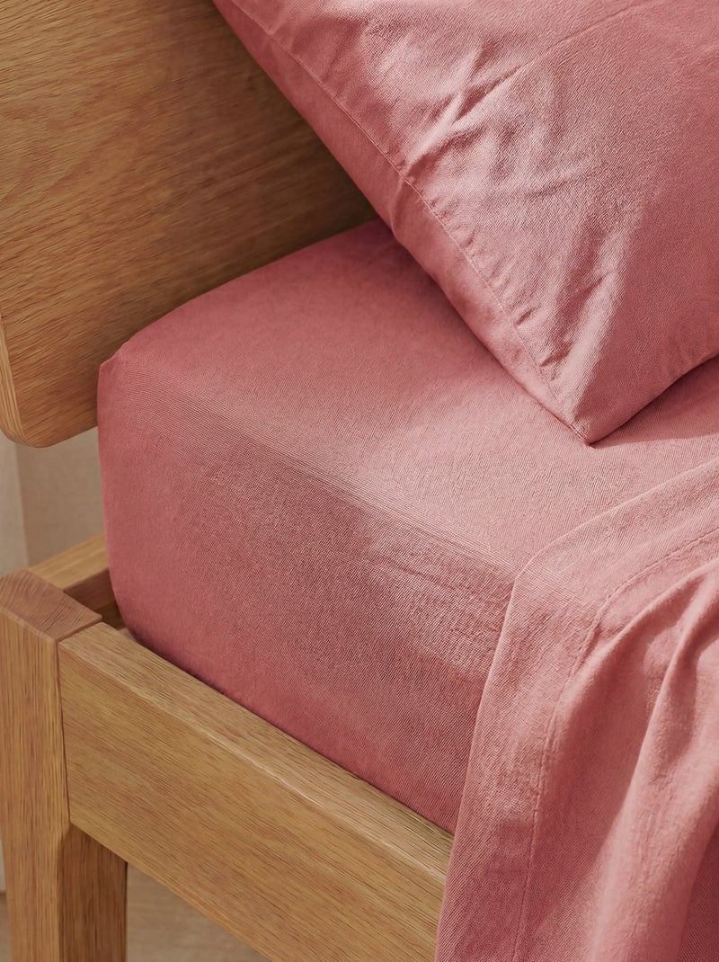 Pack de 2 sábanas bajeras para bebé (70x140) de punto - Kiabi Home BLANCO - Kiabi
