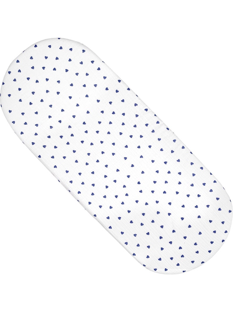 Pack de 2 sábanas bajeras para capazo de gasa algodón | SEVIRA KIDS Azul - Kiabi
