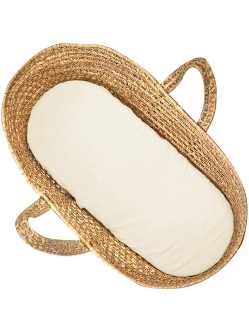 Pack de 2 sábanas bajeras para capazo en muselina de algodón | SEVIRA KIDS - Kiabi Pack de 2 sábanas bajeras para capazo en muselina de algodón | SEVIRA KIDS - Kiabi