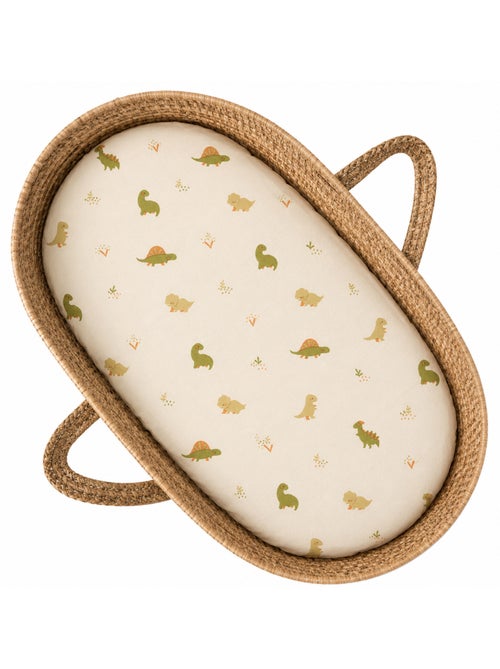 Pack de 2 sábanas bajeras para capazo en muselina de algodón | SEVIRA KIDS - Kiabi Pack de 2 sábanas bajeras para capazo en muselina de algodón | SEVIRA KIDS - Kiabi
