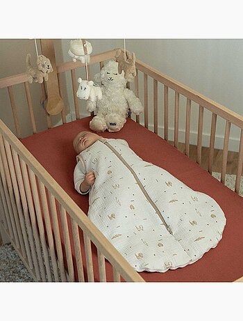 Pack de 2 sábanas bajeras para cuna de bebé