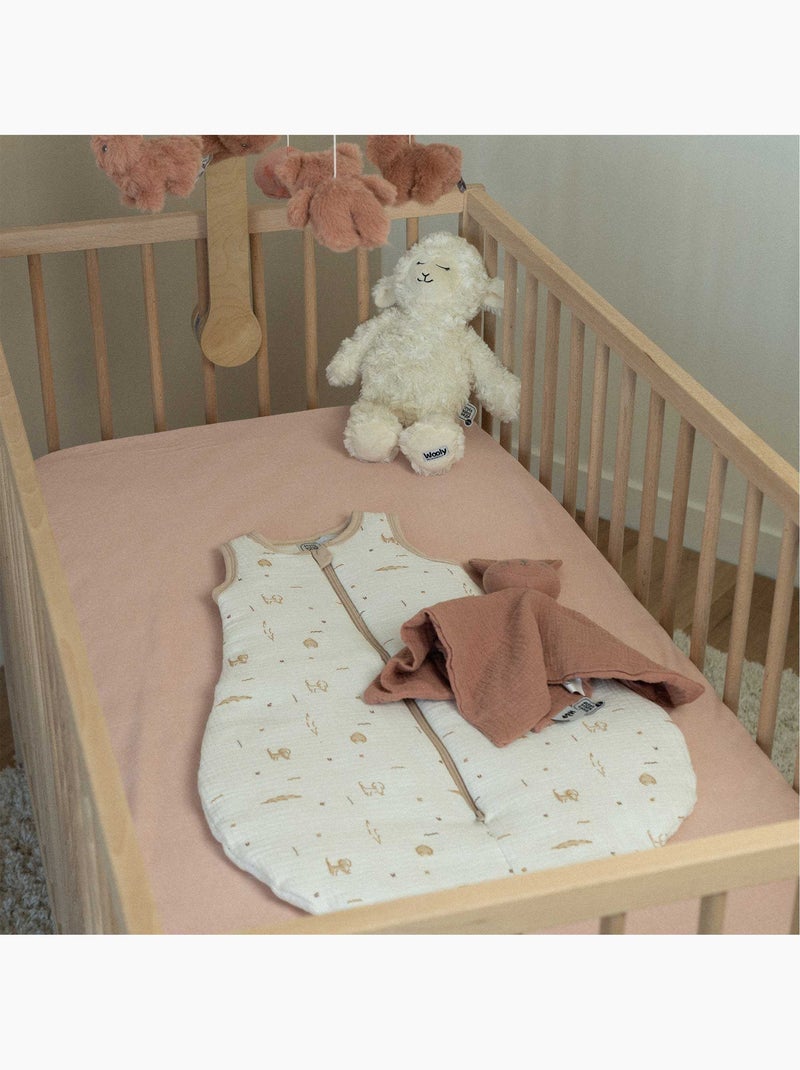 Pack de 2 sábanas bajeras para cuna de bebé Rosa viejo - Kiabi