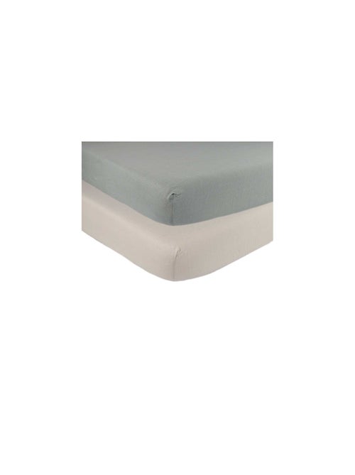 Pack de 2 sábanas bajeras para cuna de bebé - Kiabi