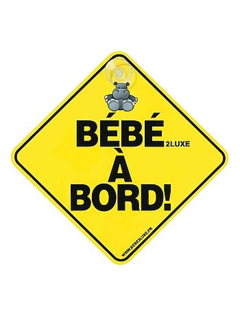 Pack de 2 Señales "Bebé a Bordo" con Ventosa