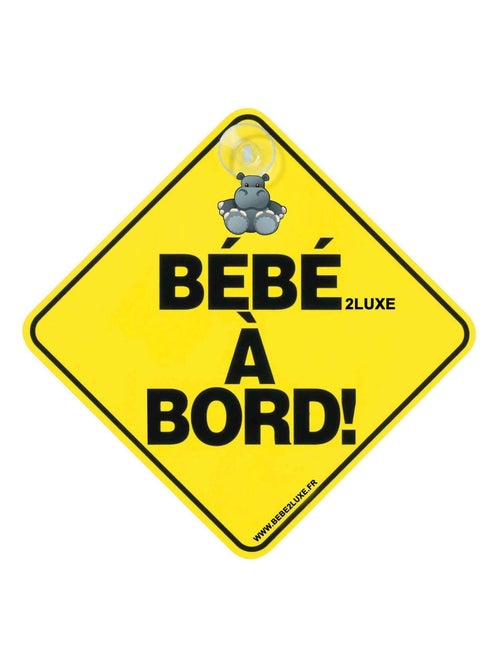 Pack de 2 Señales "Bebé a Bordo" con Ventosa - Kiabi